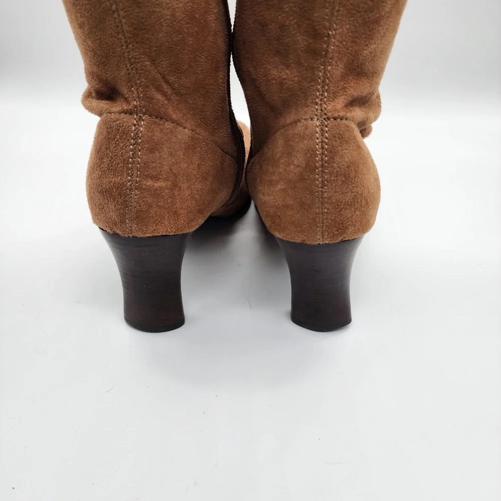 Etienne Aigner Historia Square Toe Heeled Sock‎ Boots Size 6 - Picture 8 of 14